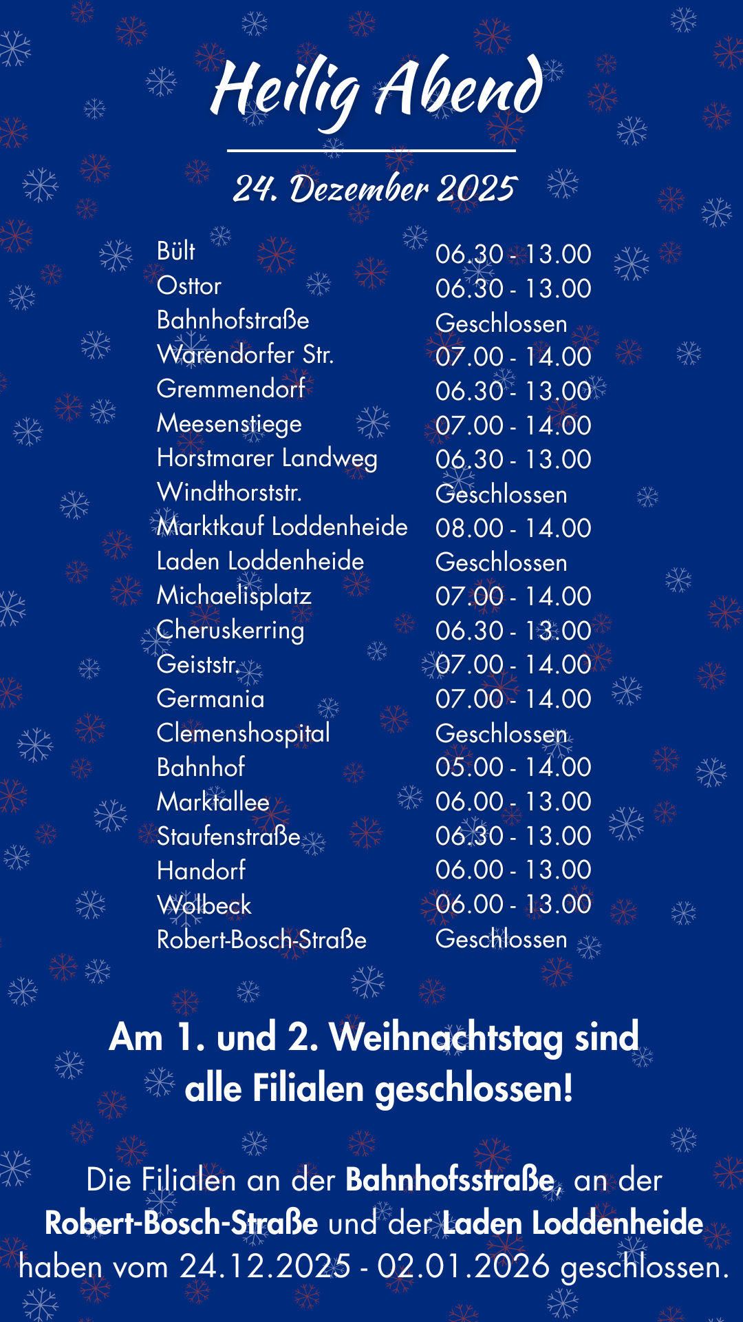 Heilig Abend Website